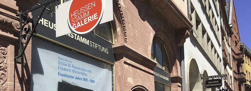 Heussenstamm-Galerie, Schaufenstergestaltung, Juli 2018 | Foto: Dagmar Priepke